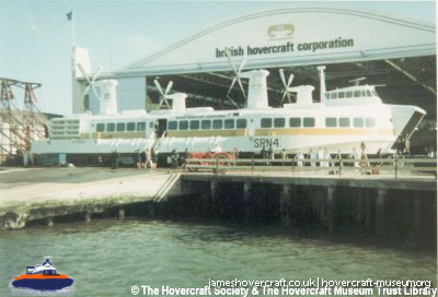 SRN4 prototype GH-2007 -  (credit: The <a href='http://www.hovercraft-museum.org/' target='_blank'>Hovercraft Museum Trust</a>).